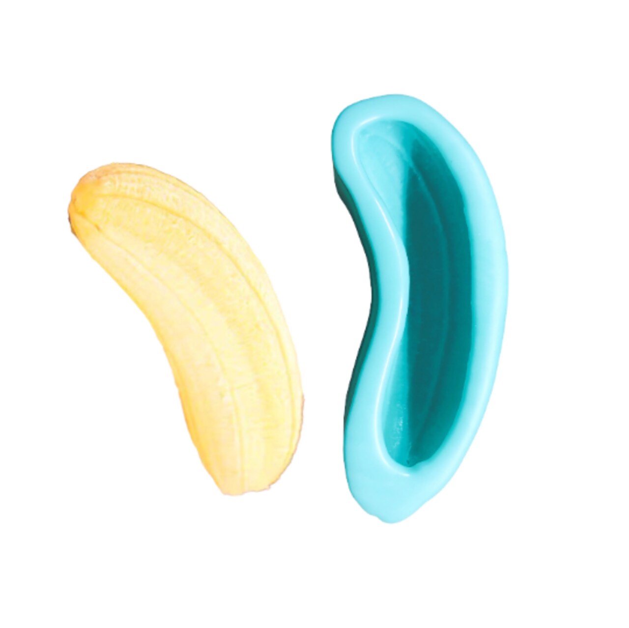 1pc Dwarf Mini Banana Without Peel Silicone Mold| Dessert Shape Silicone Mold| Soap| Candle | Mold for Wax| Mold for Resin